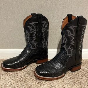 Black Caiman Dan Post Boots